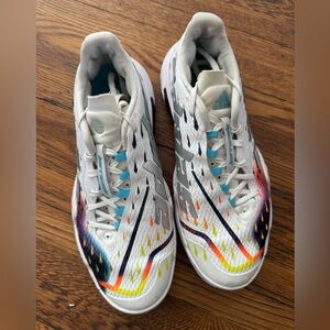 Adidas Colorful BARRICADE "End Plastic Waste" Adituff Tennis Shoes Wm's Size 8